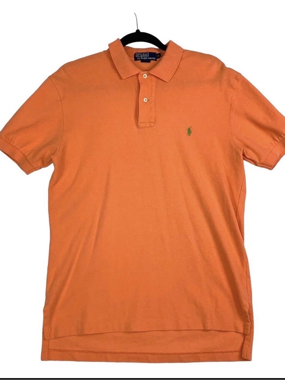 Ralph Lauren Orange Polo with Green Pony